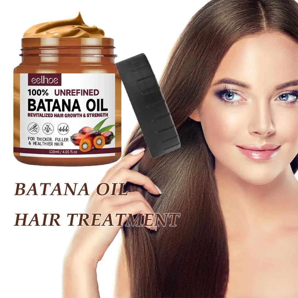 100% Pure Organic Hair Mask Batana Oil Hair Growth Oil Natural Treatment Nourish Reduce Hair Loss Anti-Breakage Hair Products