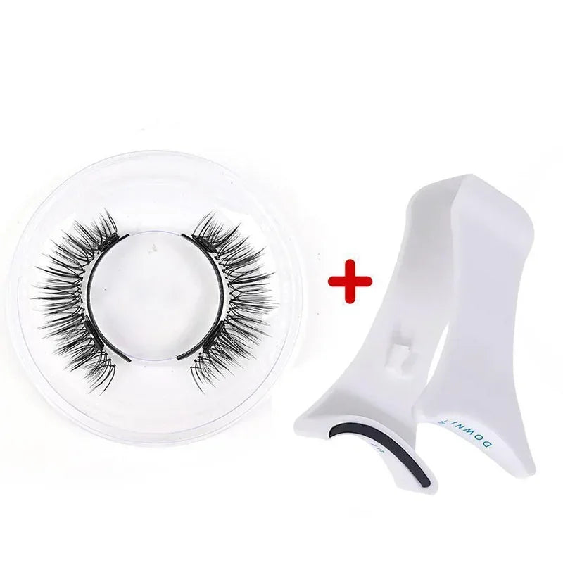 1 Pair Magnetic False Eyelashes 3D Makeup Eyelash Extension Tool Eyelash Tweezers Cosmetics Natural Mink Fake Lashes No Glue