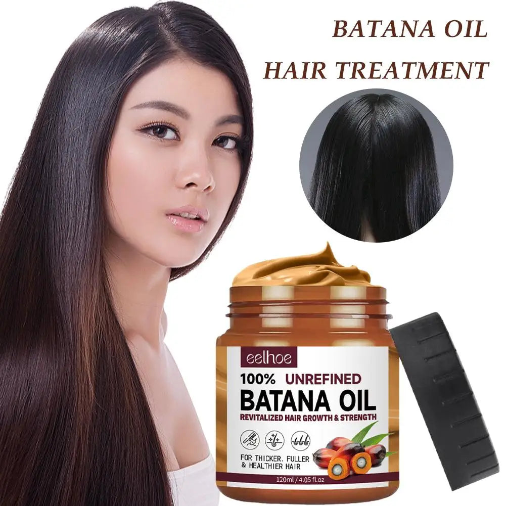 100% Pure Organic Hair Mask Batana Oil Hair Growth Oil Natural Treatment Nourish Reduce Hair Loss Anti-Breakage Hair Products