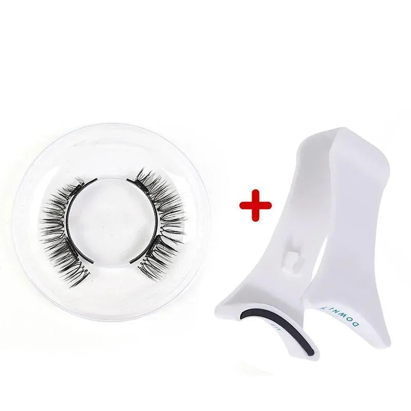 1 Pair Magnetic False Eyelashes 3D Makeup Eyelash Extension Tool Eyelash Tweezers Cosmetics Natural Mink Fake Lashes No Glue