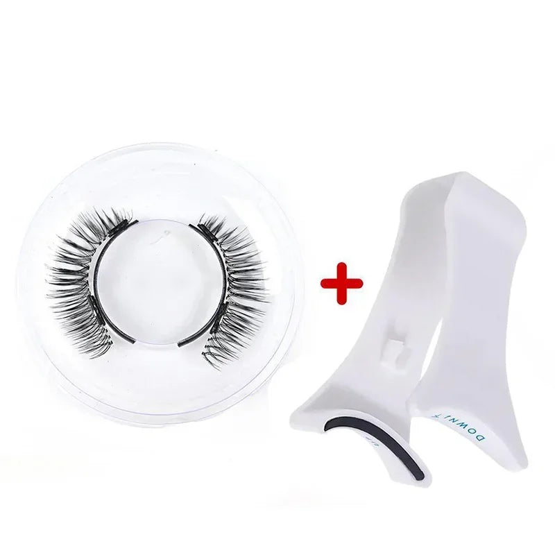 1 Pair Magnetic False Eyelashes 3D Makeup Eyelash Extension Tool Eyelash Tweezers Cosmetics Natural Mink Fake Lashes No Glue